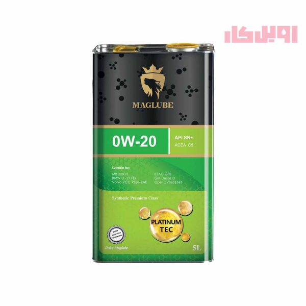 روغن موتور مگلوب PLATINUM TEC 0W-20 SN