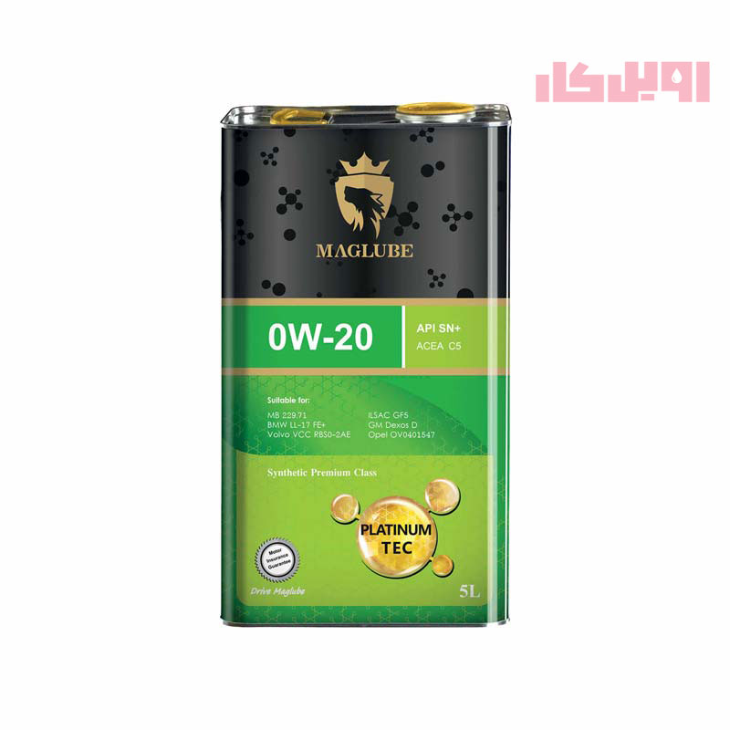 روغن موتور مگلوب PLATINUM TEC 0W-20 SN