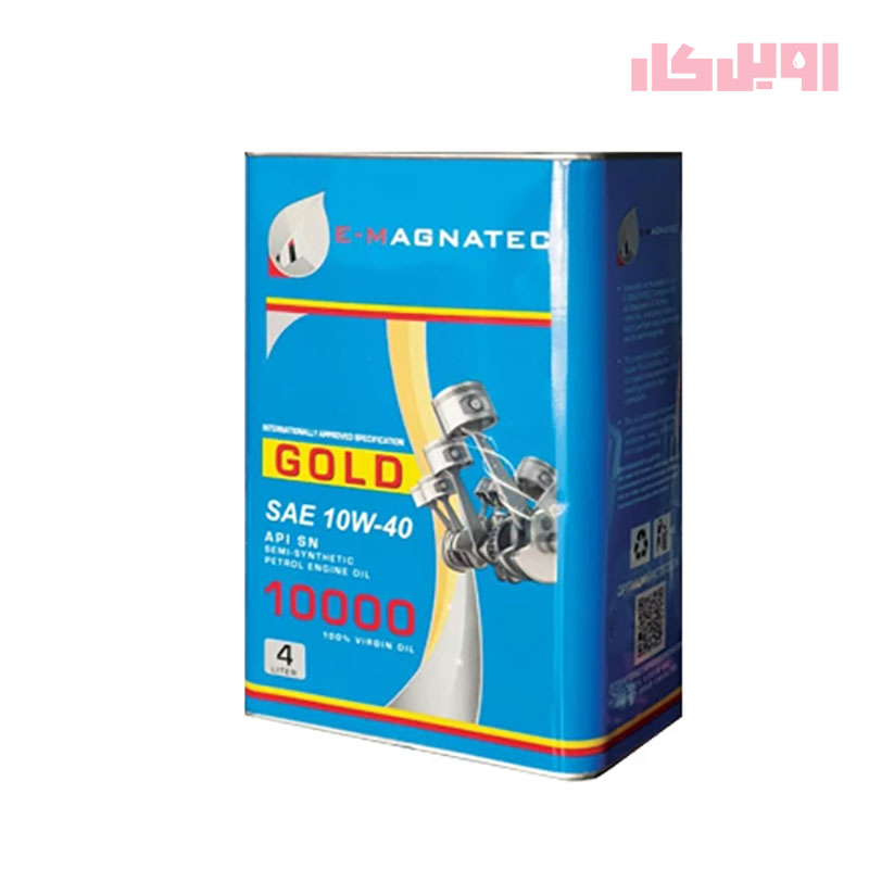 قیمت روغن موتور مگناتک اماراتی مدل SN 10W40 حجم 4 لیتر
