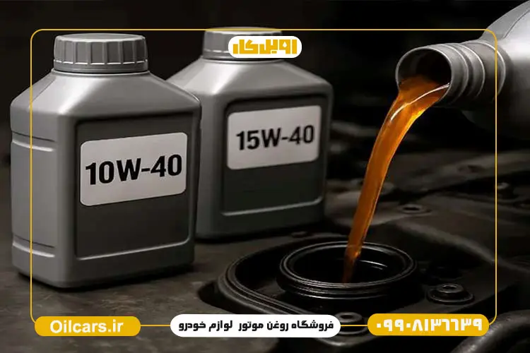 ترکیب دو روغن موتور