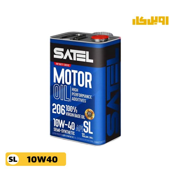 روغن موتور اماراتی ساتل 10W40 SL حجم 4 لیتر