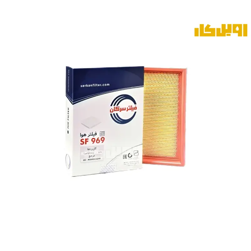 فیلتر هوای سرکان پراید انژکتوری مدل 13i